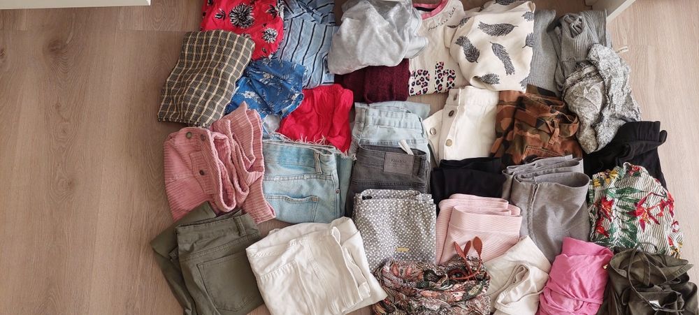 Paka ubrań  xs/s różne marki  30 sztuk