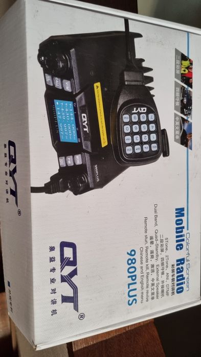 Rádio VHF QYT 980PLUS dual band 75w