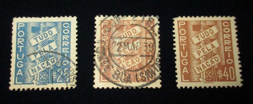 Stamps 'Tudo Pela Nação' FILA-1935 AF-570 - 571