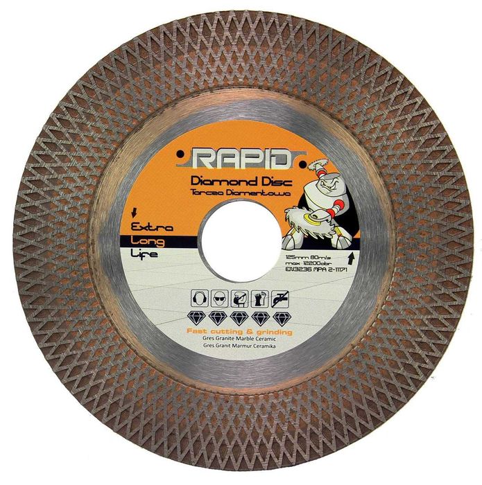Tarcza Diam. do Cięcia Gres Marmur Ceramika 125x22,2mm RAPID Multi Use