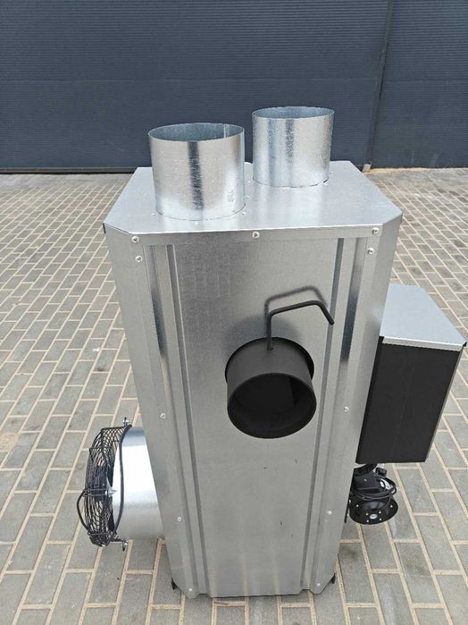 Tanio. Duży piec, koza do warsztatu sam. na olej i drewno do (400 m2).