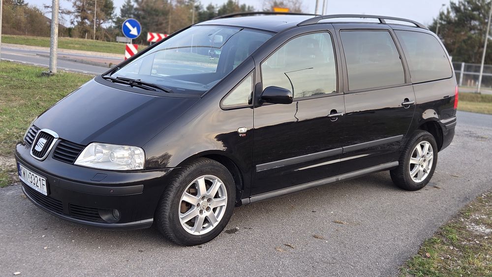 Seat alhambra tdi xenon 7osobowy nawiewy radio android  kamera cofania