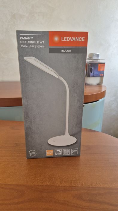 Лампа настольная LEDVANCE PANAN DISC SINGLE. С аккумулятором.Гарантия.