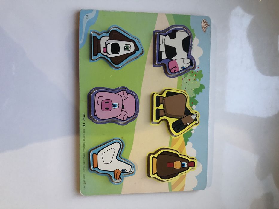 Пазлы для самых маленьких. Домашние и дикие животные.