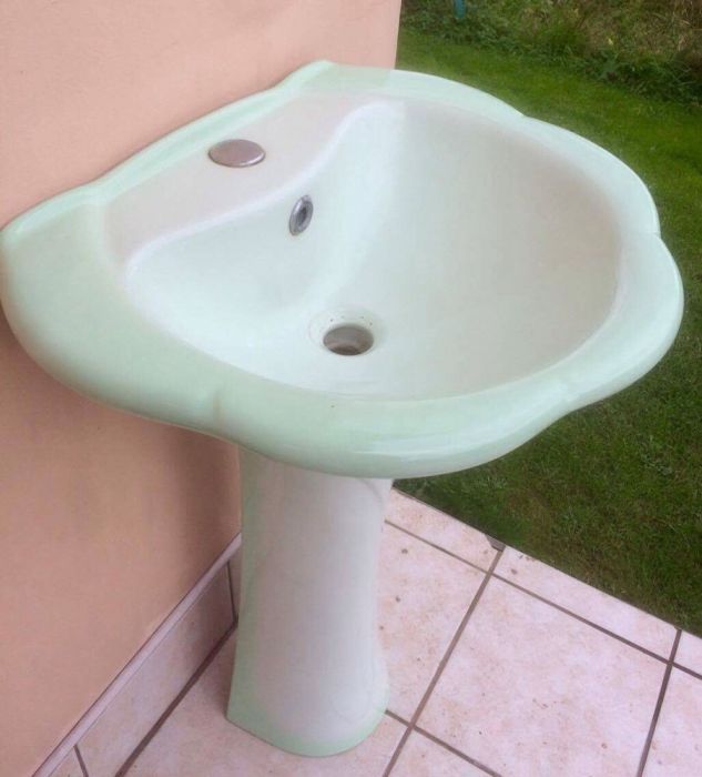 Noga pod umywalke- jak nowa!