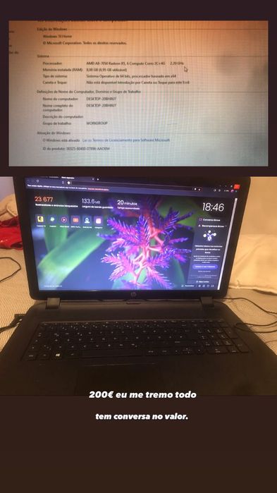 Notebook HP ( vendo )64862464041089121