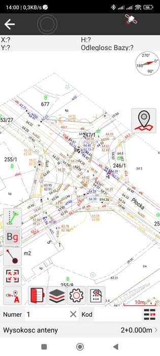 Odbiornik GNSS GPS IMU LASER zestaw dla geodezji i budownictwa