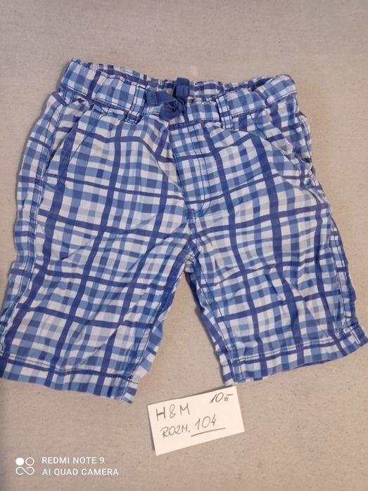 Krótkie spodenki h&m rozm 104