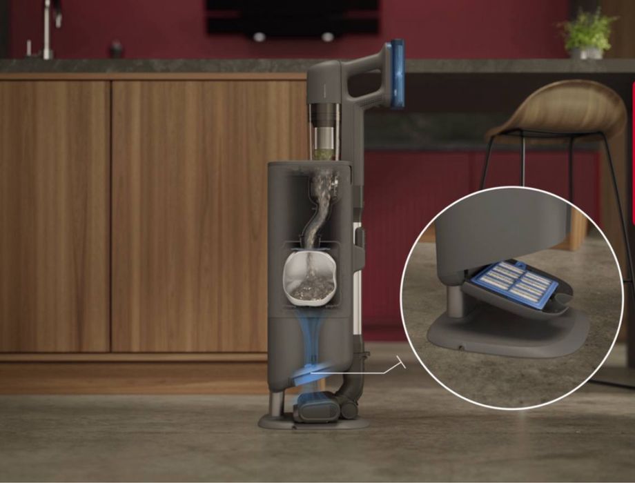 8000 Бездротовий пилосос / Багатофункціональна всмоктувальна станція