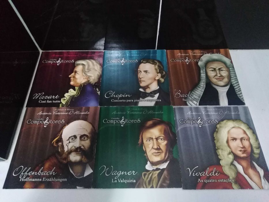 Conjunto 6 Cds Musica Clássica Grandes compositores.