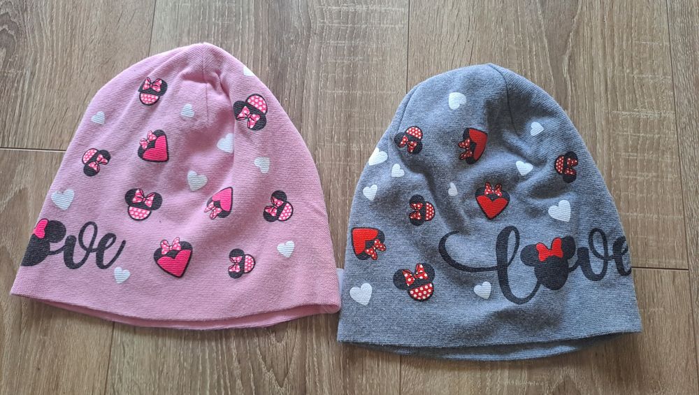 Zestaw 2 czapek wiosennych, roz. 52/54