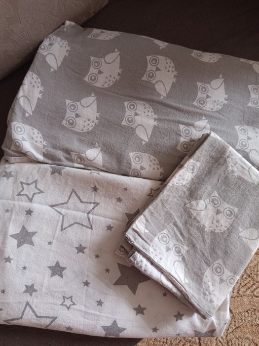 Комплект постільної білизни дитячий принт,полуторка