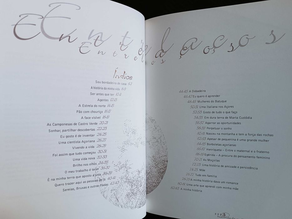 Livro Entrelaços - Histórias de Mulheres