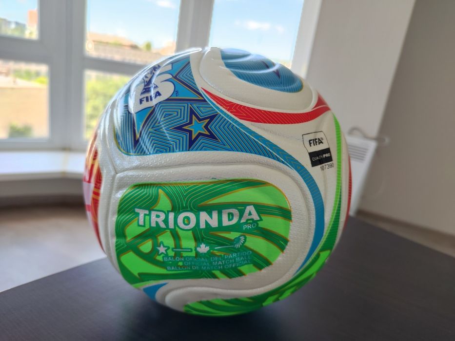 Мяч футбольний adidas Trionda World Cup 2026, термошов, 5 розмір з посиленим покриттям