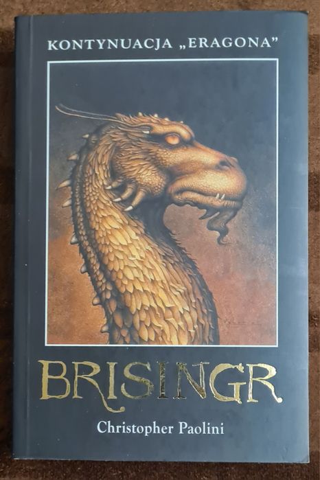 Christopher Paolini "Brisingr", okładka miękka.