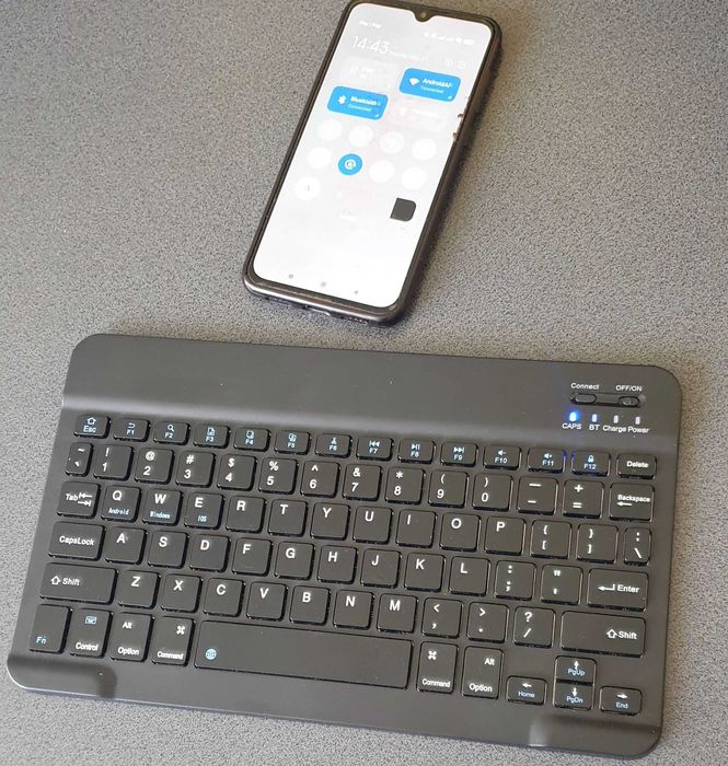 Klawiatura bluetooth do tablet telefon smartfon smartwatch pc konsola