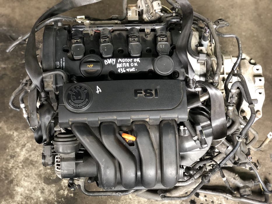 Мотор двигун 2.0fsi BLX BLY BLR BVY BVZ AXW BVX passat b6 golf 5 skoda