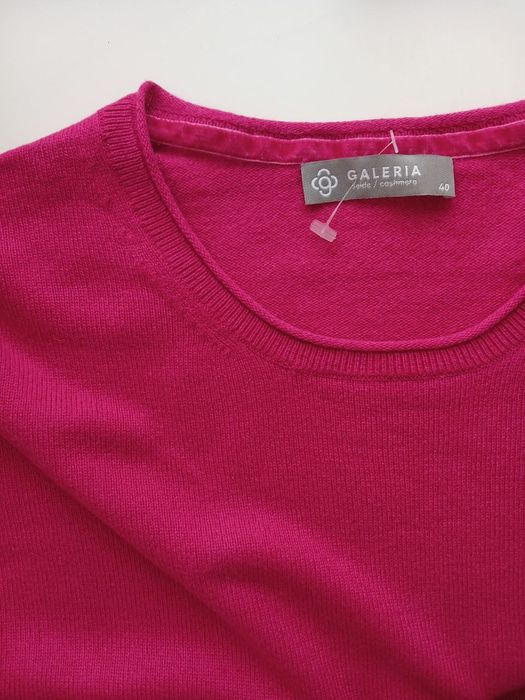 Шовковий кашеміровий джемпер светр свитер кашемір ковта кофта шовк