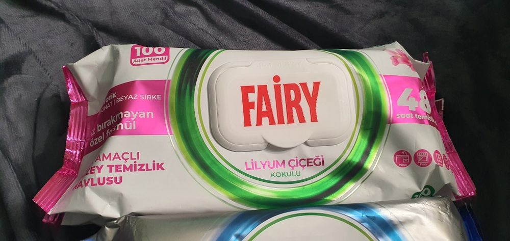 Chusteczki fairy duże 4szt