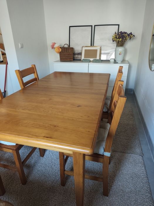 Mesa madeira maciça