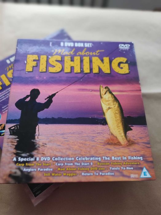 8 DVD wędkarstwo agroturystyka  j. angielski