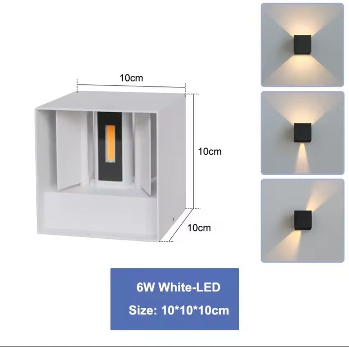 LED/cubo de iluminação 10W branco [NOVOS]