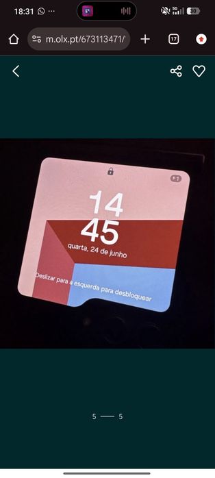 Samsung Z flip 5 (ler descrição)