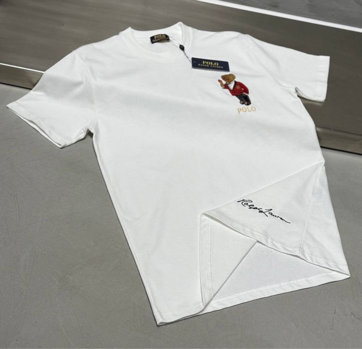 POLO RALPH LAUREN футболка мужская оверсайз черная унисекс винтажная