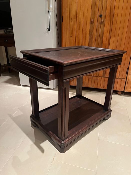 Mesa de chá madeira macica