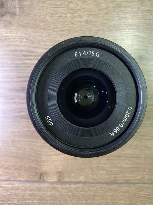 Об'єктив Sony E 15mm f/1.4 G (SEL15F14G)