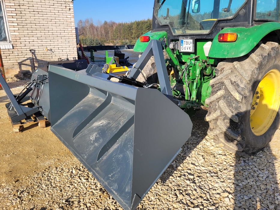 Łycha/ łyżka na tył ciągnika/ przedni TUZ z KIPREM HYDRAULICZNYM- Nowa