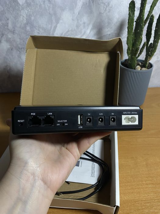 Павербанк джерело безперебійного живлення ДБЖ для роутера UPS