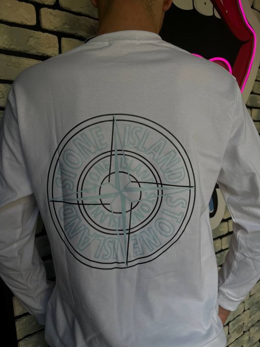 Лонгслив стон айленд / лонгслив stone island / світшот стон айленд