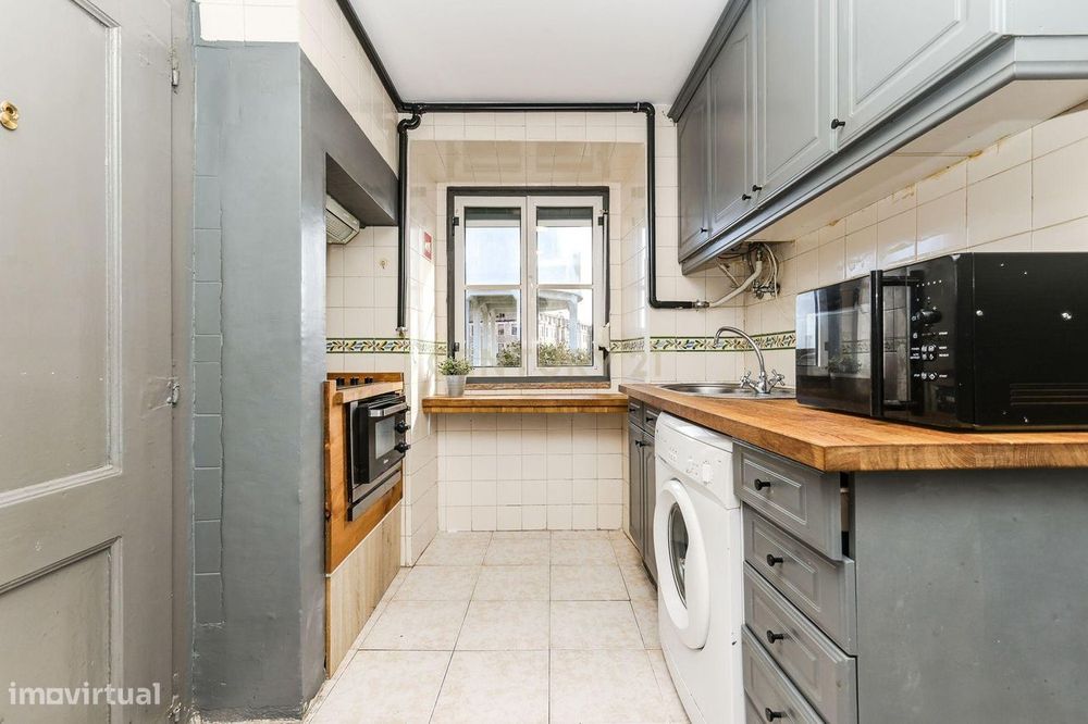 Apartamento T1 Mobilado, Alcântara, Arrendamento de Longa Duração