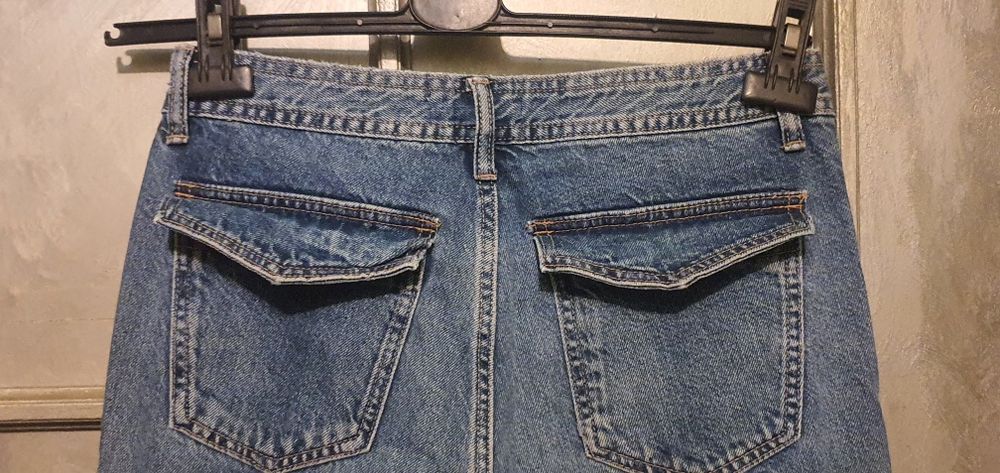 Jeansy damskie cargo Zara 36