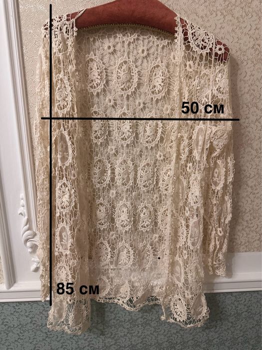 Кардиган, кофта, кружевна накидка
