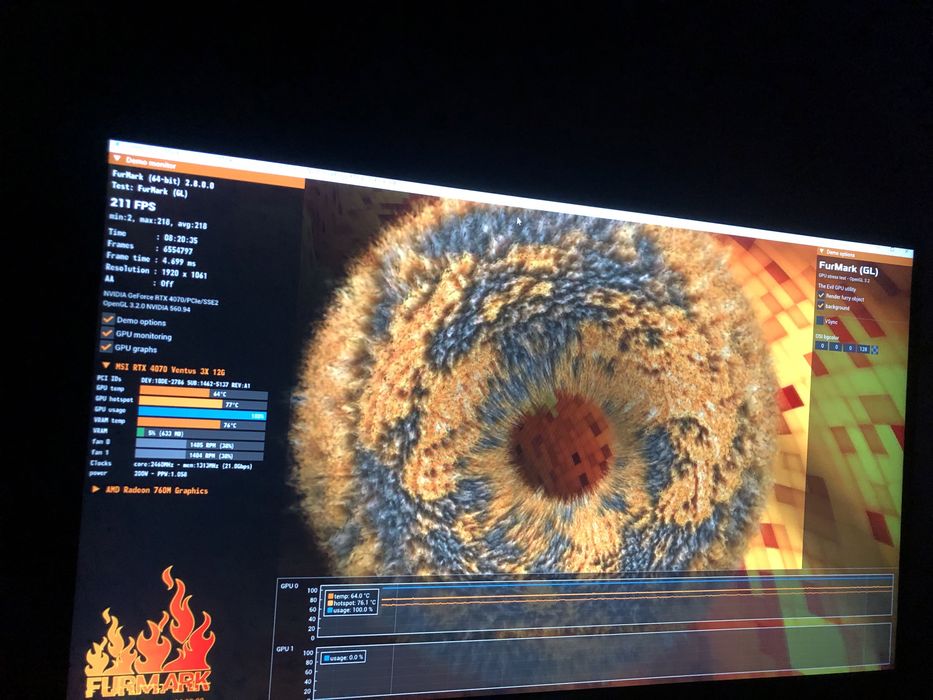 Видеокарта Rtx 4070 msi 12 gb