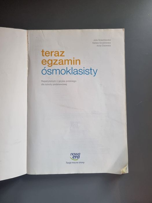 Teraz Egzamin ÓSmioklasisty - NOWE WYDANIE - język polski Nowa Era