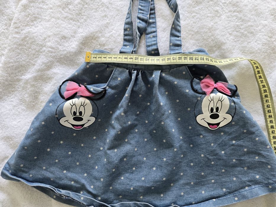 Spódniczka dziewczęcą jeans mini mouse 110