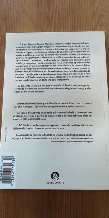"A Missão" com BÓNUS "O Senhor dos Navegantes" LIVRO NOVO