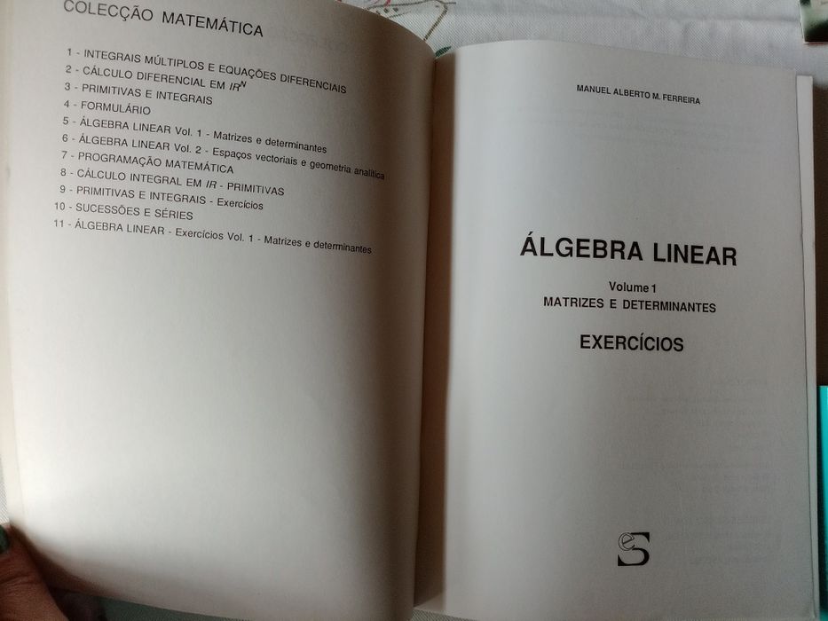 Matemática-Exercícios de Álgebra Linear Matrizes e Determinantes