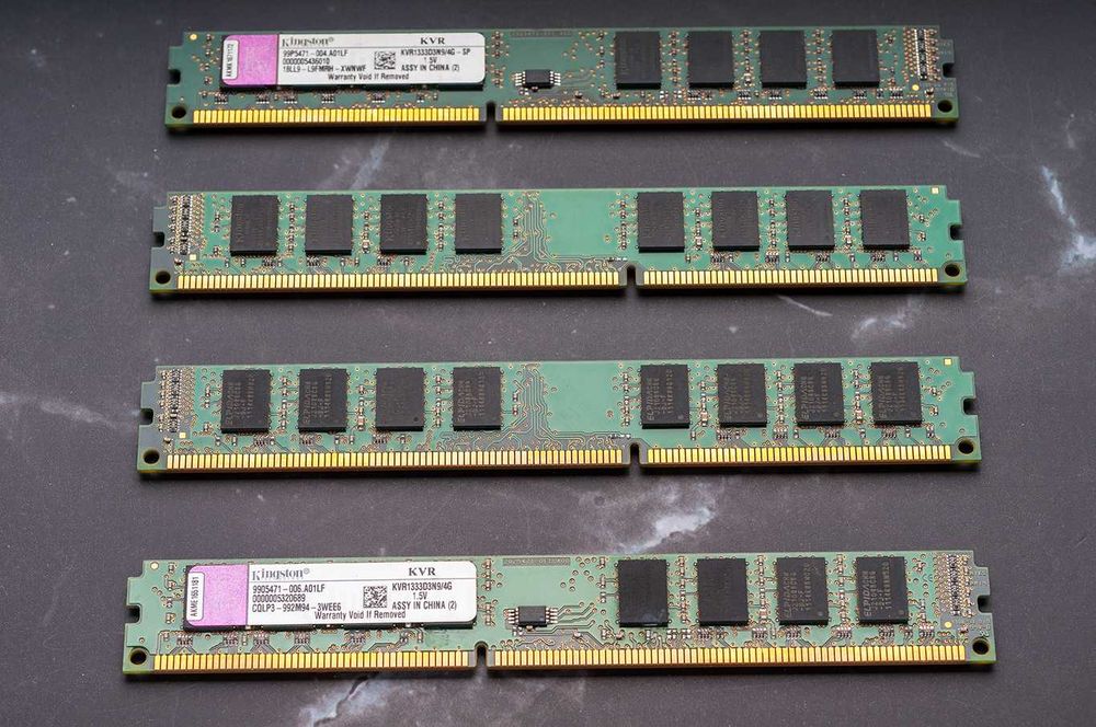 Kingston KVR1333D3N9/4G DDR3 4х4=16GB