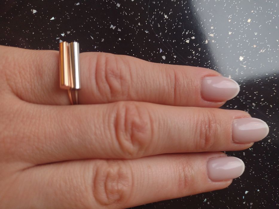 Cienkie pierścionki 2 szt