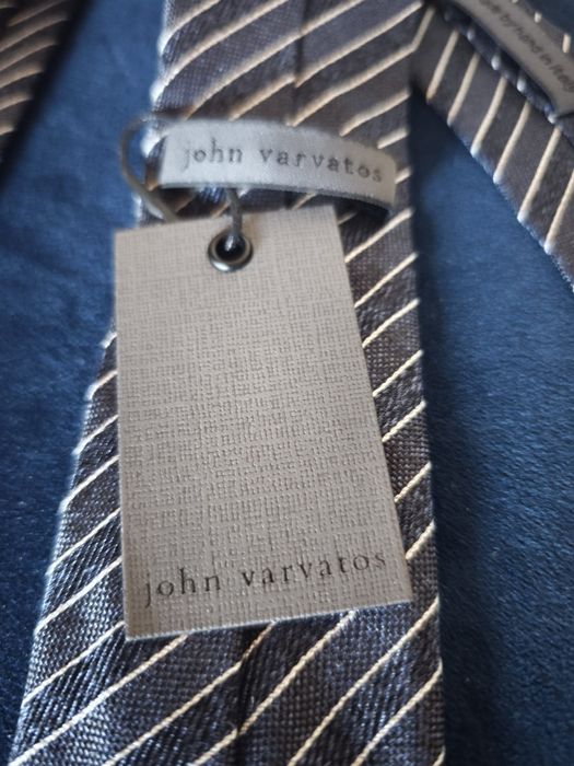 Krawat jedwabny John Varvatos okazja!