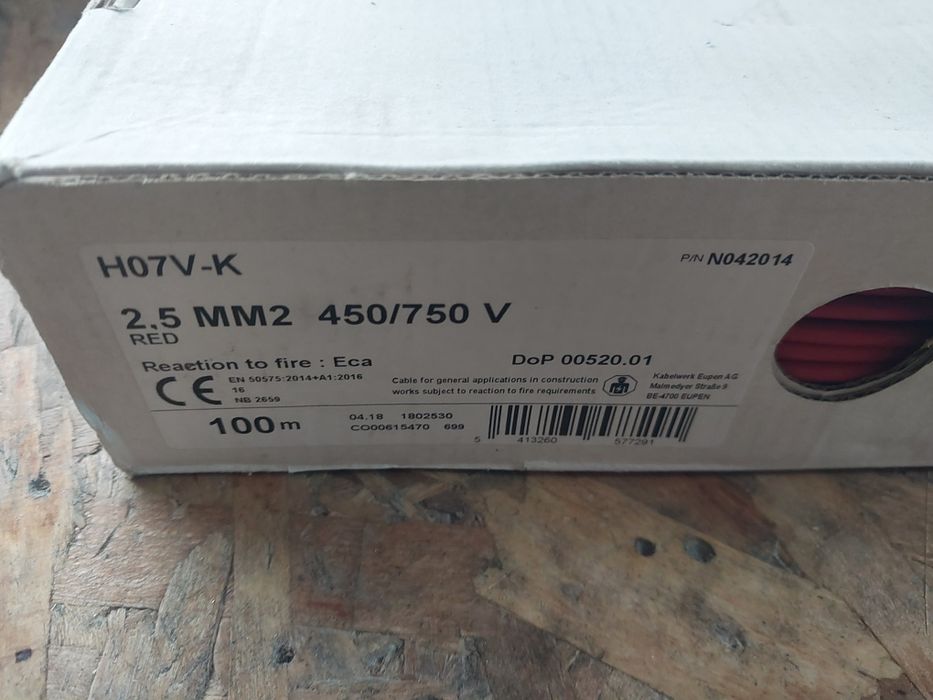 Kabel przewód linka 1x2.5
