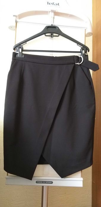Черная  юбка  H&M