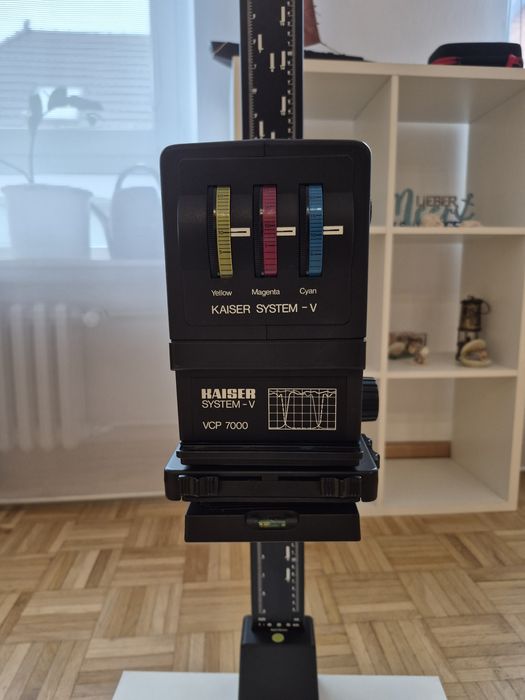 Powiększalnik Kaiser VCP 7000 System-V | Głowica Color | Karetka
