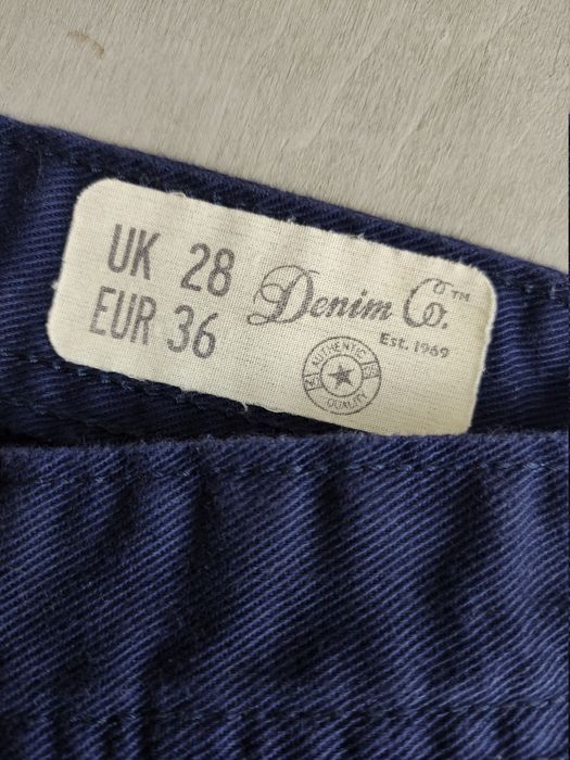 Denim co jeansowe spodenki męskie granat rozm. 36