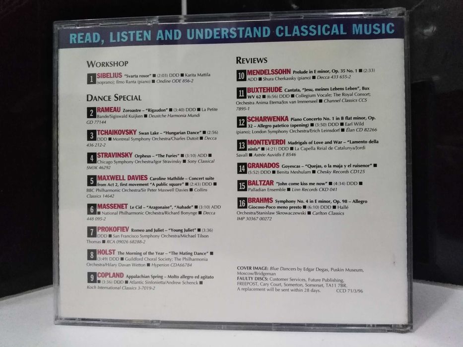 Conjunto de 3 Cds Musica Classica  (Individual 2,50€).