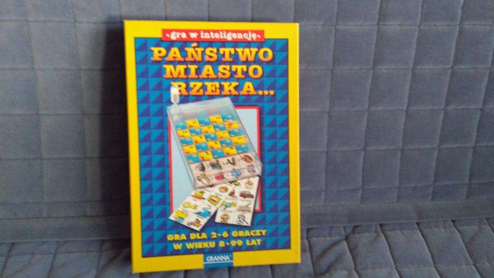 Gra "Państwo Miasto Rzeka...",w stanie idealnym.